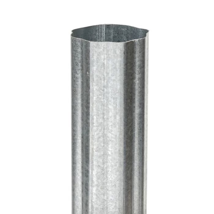Berger Round Corrugated Galvanized Downspout 6" 26ga
