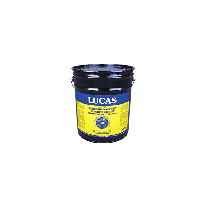 Lucas 777 Rubberized Mod-Bit Flashing Cement 5 gallon Black