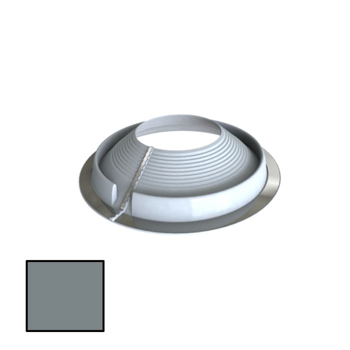 Deks RF802G Dektite Retrofit Original Pipe Flashing for Metal Roofs 2"-7.25" Grey 5 piees