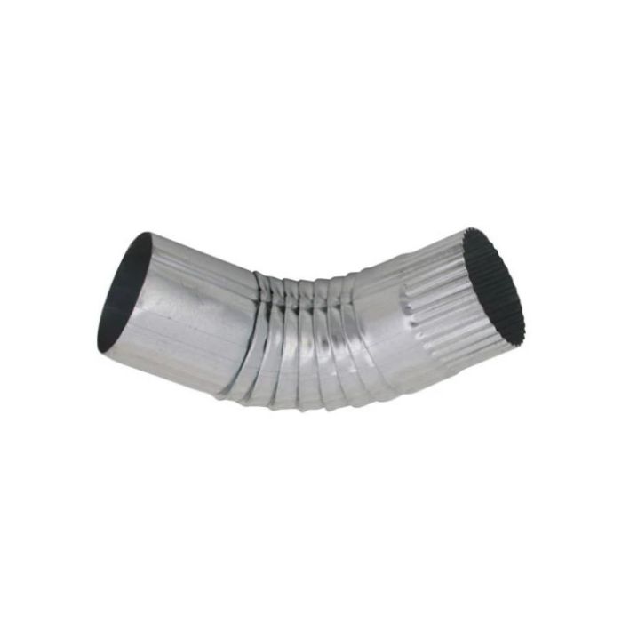 Berger Round Corrugated Elbow 75 Degrees Galvanized 3"
