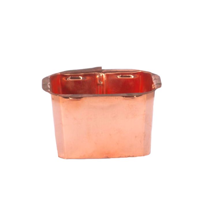 Berger K-Style Square Outlet With Lock-In Design Copper 4"x5"