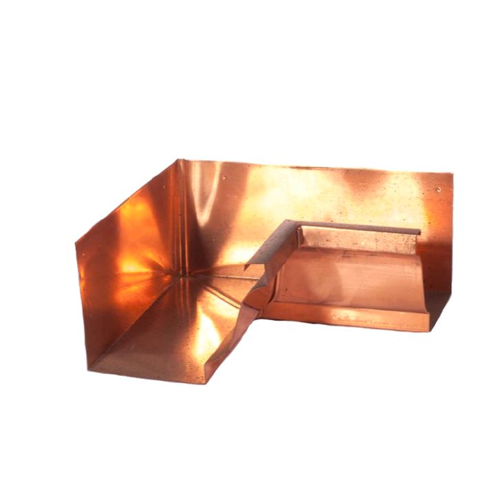 Berger K-Style Inside Box Miter 90 Degrees Copper 5"