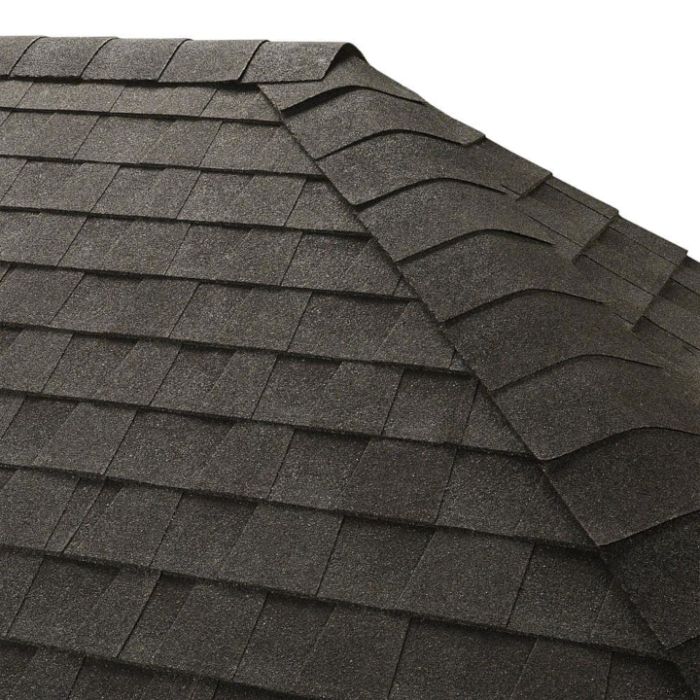 GAF Seal-A-Ridge 850180 Hip and Ridge Cap Shingles 25 linear ft Charcoal