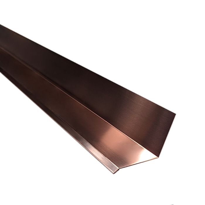 Lakefront Sheet Metal Roof to Wall 10' Copper