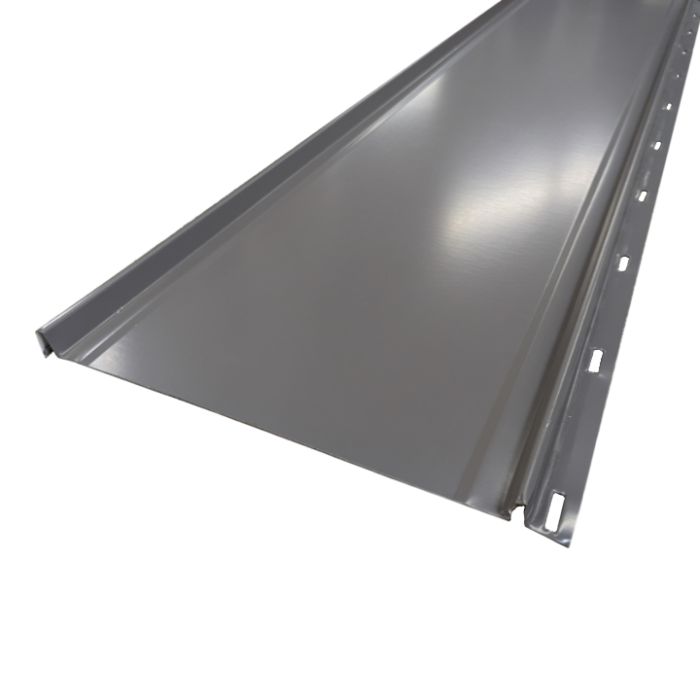 Lakefront Sheet Metal Standing Seam 12" Nail Flange Panel 1ft Dark Bronze