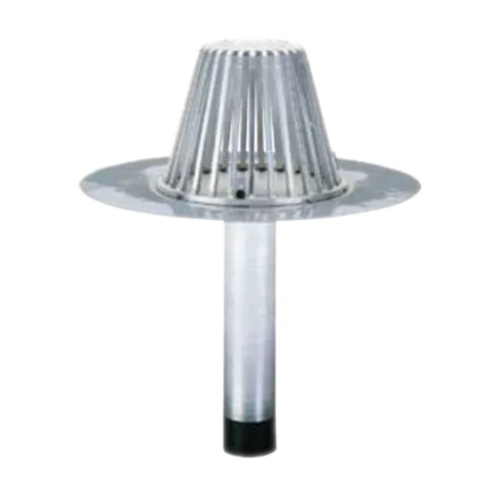 OMG HDPVC4A Hercules PVC Coated Aluminum RetroDrain 4"