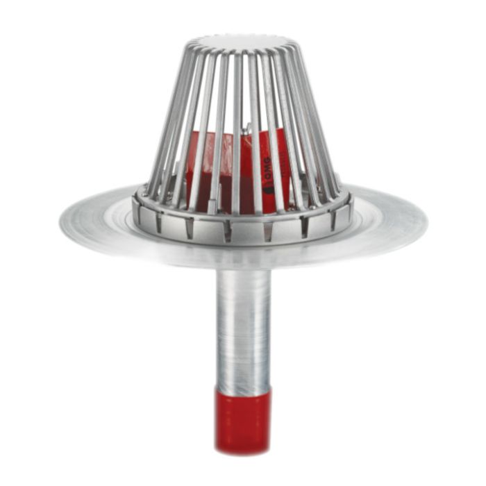 OMG SPTTPO3A SpeedTite TPO Coated Aluminum Drain 3"