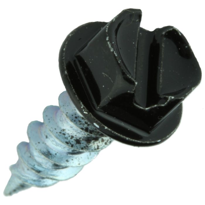 US Aluminum Metal Screw 100pc 1/2" Black