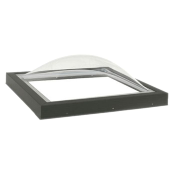 VELUX FXG 465465 0A1A1S Skylight Double Dome Fixed Curb Mount Low E 49 1/2"x49 1/2" Clear/Clear