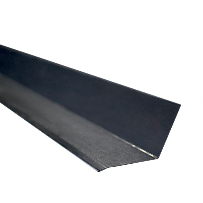 Lakefront Sheet Metal Roof to Wall 10' Matte Black