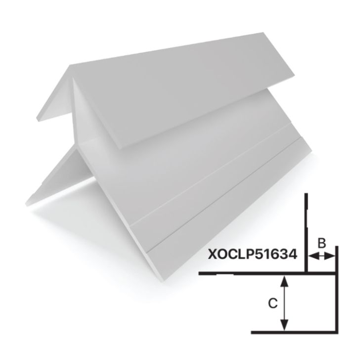 Tamlyn XOCLP51634 XtremeTrim Transition LowProfile Outside Corner 5/16" & 3/4"x10' Primed EA
