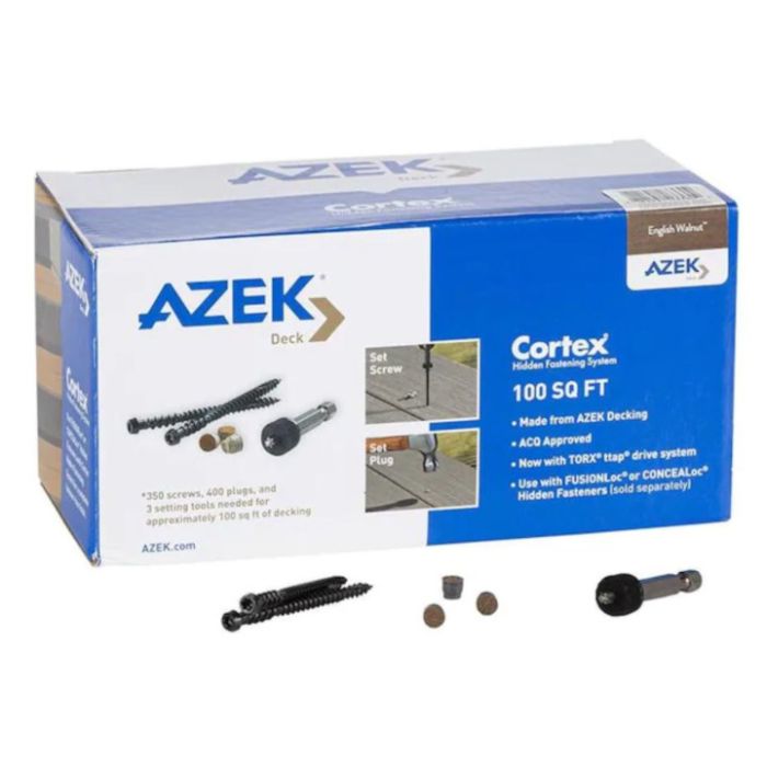 TimberTech CTX100SFEW Cortex Screws For AZEK English Walnut 100 sq ft