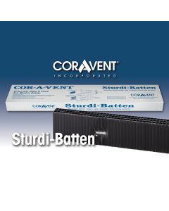 Cor-A-Vent SB-48 Sturdi-Batten 7/16"x1-1/2"x4' Coravent 1pc