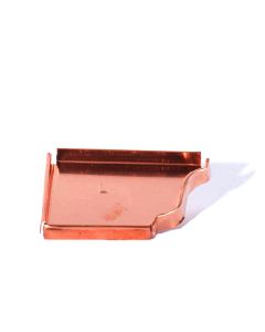 Berger K Style Copper End Cap Left 5"