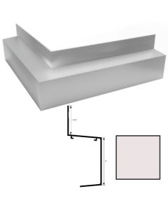 Tamlyn XHB2MC-EW ExtremeTrim Horizontal Bend 2” Mitered Corner Dunkin Extreme White