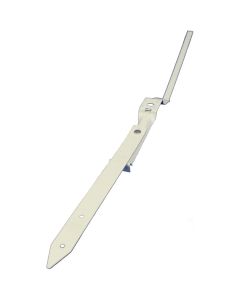 Quality Aluminum Wraparound Hanger Aluminum 5" White