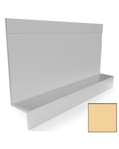 Tamlyn XZH58 XtremeTrim 5/8" Horizontal Z Standard 3/8" Lip, 1-1/2" Back - 10' Dunkin Honey Glaze