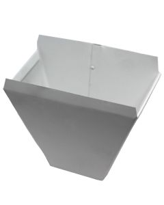 RAINDROP WMHBK Wide Mouth Outlet for K Gutters White