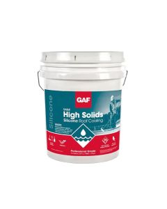 GAF Unisil High Solids Silicone Roof Coating 5g White