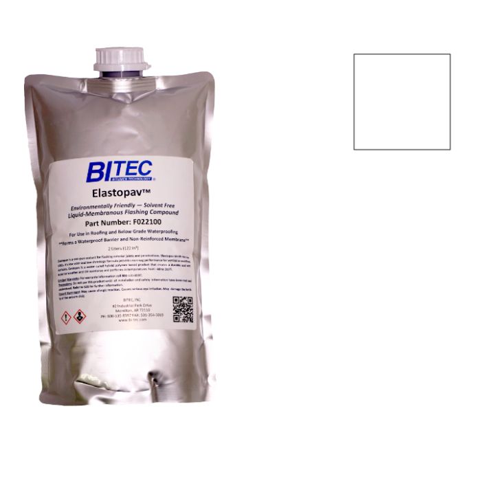 Bitec ElastoPav Flashing Compound White 2 Liter pouch