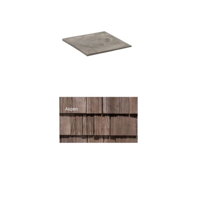 Brava Cedar Shake Starter 12" X 12" Aspen 10/bundle
