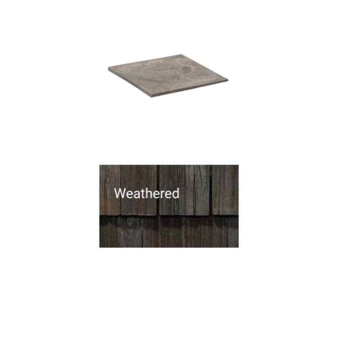 Brava Cedar Shake Starter 12" X 12" Weathered 10/bundle