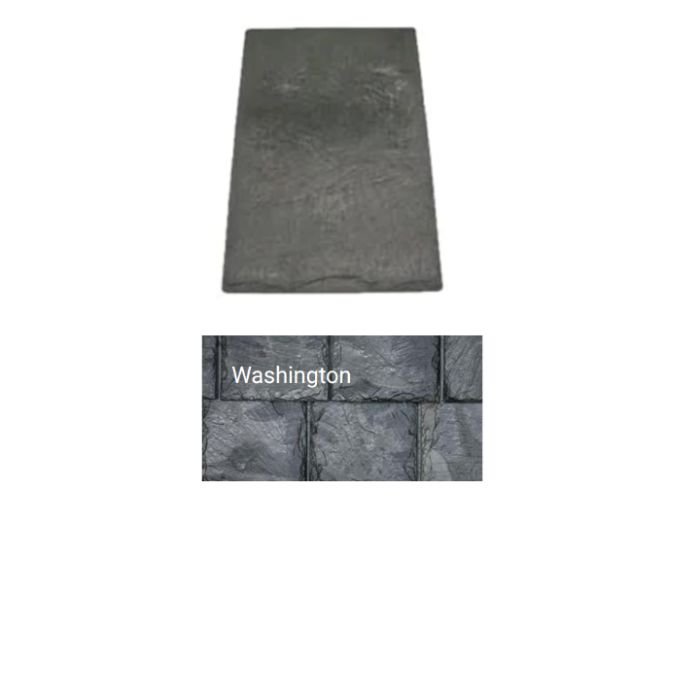 Brava Slate 2.0 Tile Solid Slate 22"x12"x1" Washington 5/bundle
