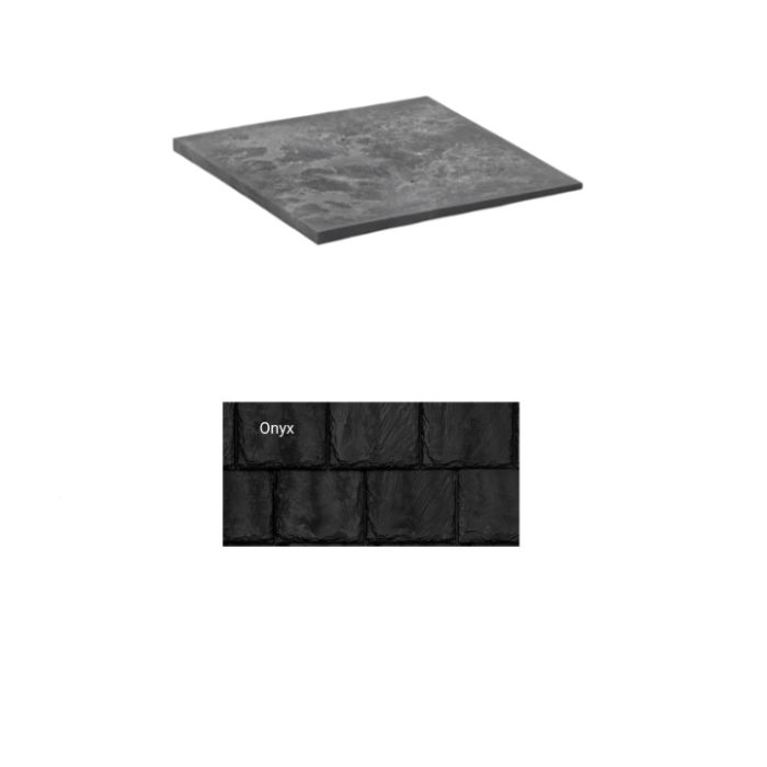 Brava Slate 2.0 Tile Starter 12" X 12" Onyx 10/bundle