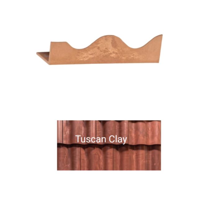 Brava Spanish Barrel Eave Starter 11.5" X 2.75" X 3" Tuscan Clay 10/bundle