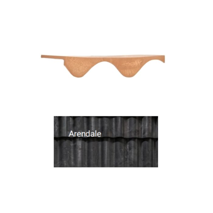Brava Spanish Barrel Ridge Closure 11.5" X 1.5" X 3" Arendale 10/bundle