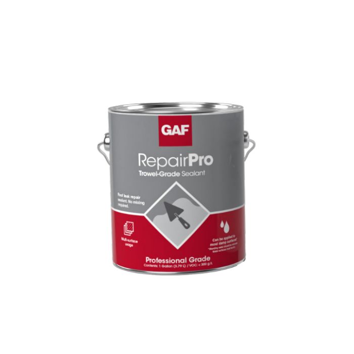 GAF 892592920 RepairPro Trowel Grade Sealant 1 gal White