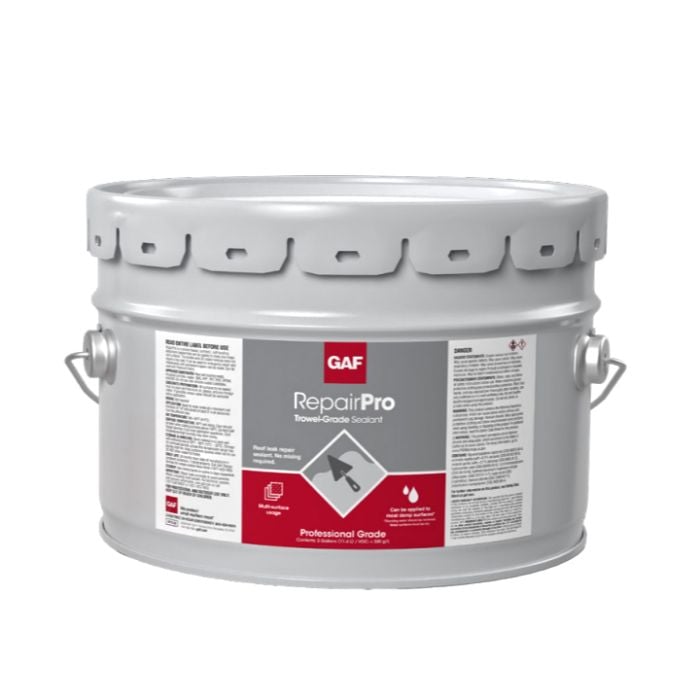 GAF 891423920 RepairPro Trowel Grade Sealant 3 gal White