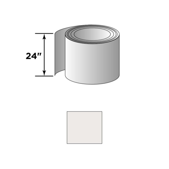 Certainteed 0.019ga Trim Coil CT PVC Striated 24"x50' 1 Roll Colonial White