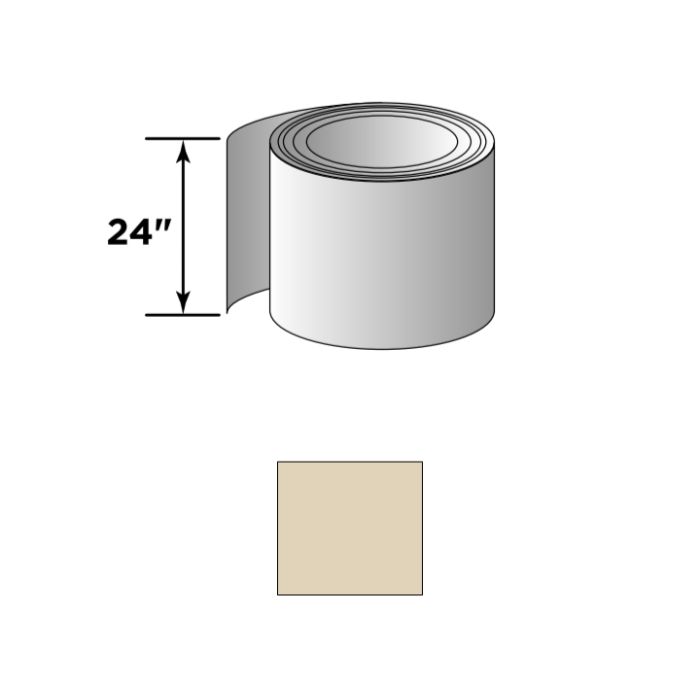 Certainteed 0.019ga Trim Coil CT PVC Striated 24"x50' 1 Roll Desert Tan