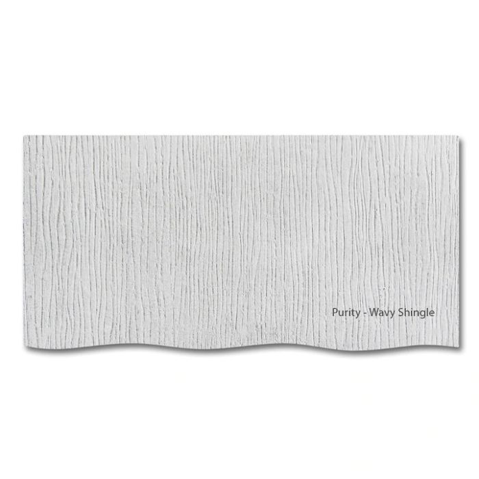 GAF Weatherside Purity Wavy 12"x24" 18/bundle