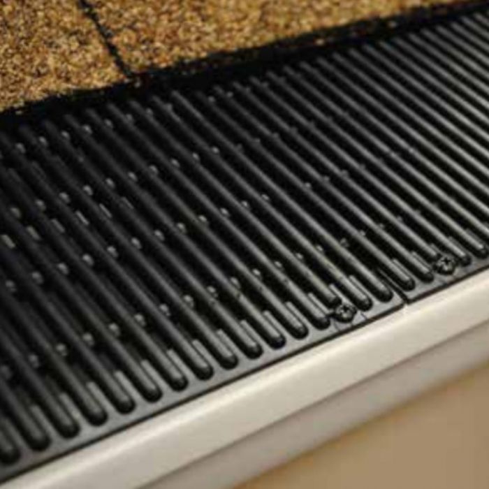 RAINDROP RF75 Gutter Guard for 5"6" gutters 3 feet Black