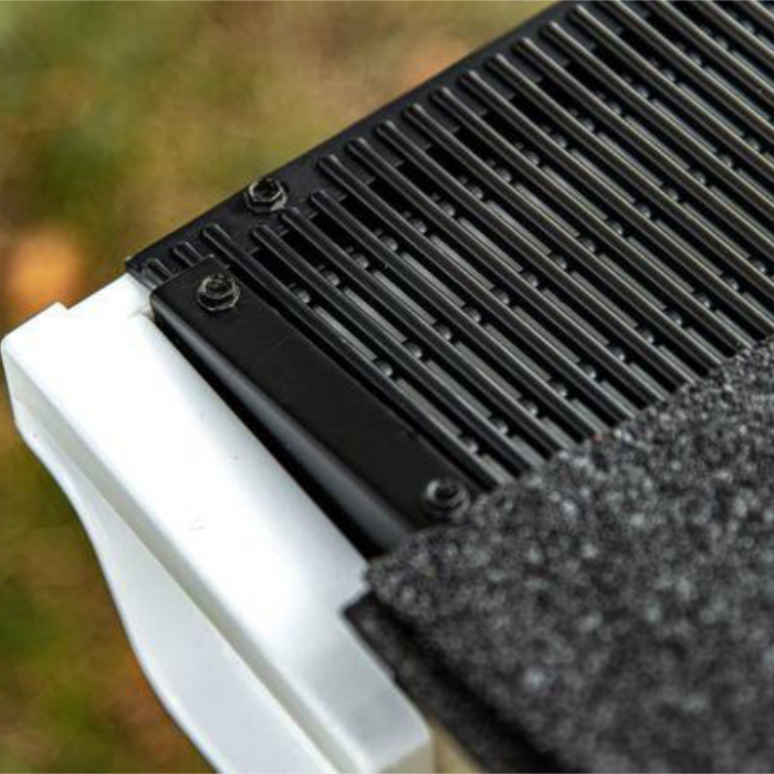 RAINDROP EC55 End Cap Interchangeable Right/Left 2.5″ x 5.5″ Black 1pc