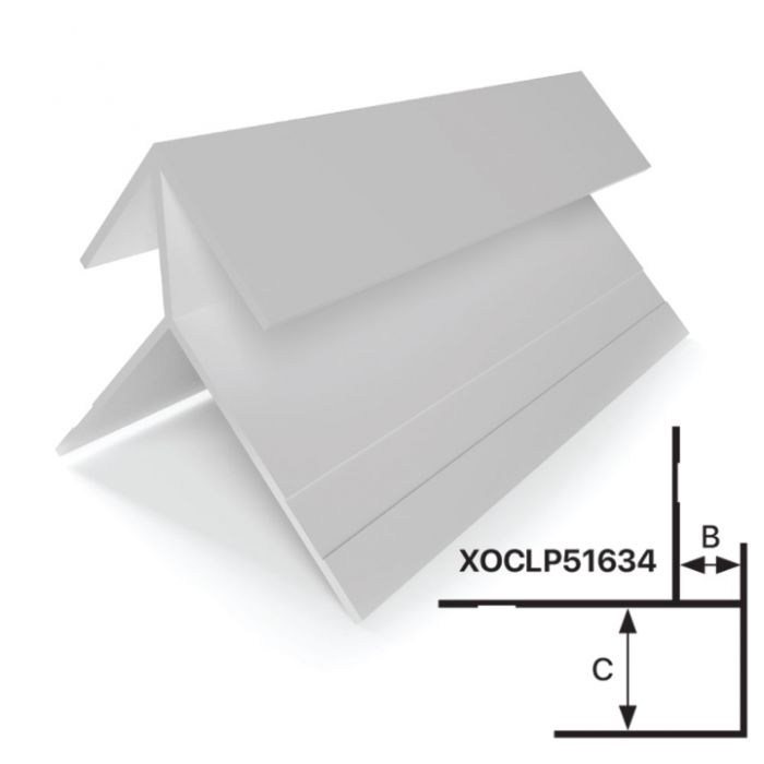 Tamlyn XOCLP51634 XtremeTrim Transition LowProfile Outside Corner 5/16" & 3/4"x10' Primed EA