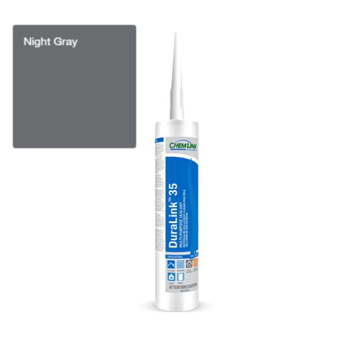 DuraLink 35 Multipurpose Sealant 10.1oz Night Gray 12/carton