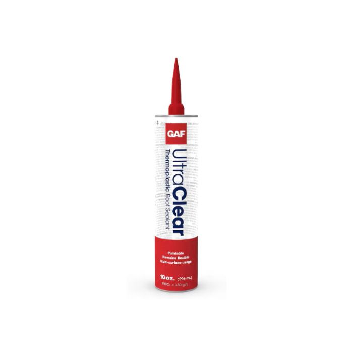 GAF Ultra Clear Thermoplastic Sealant 10oz tube 1 ct