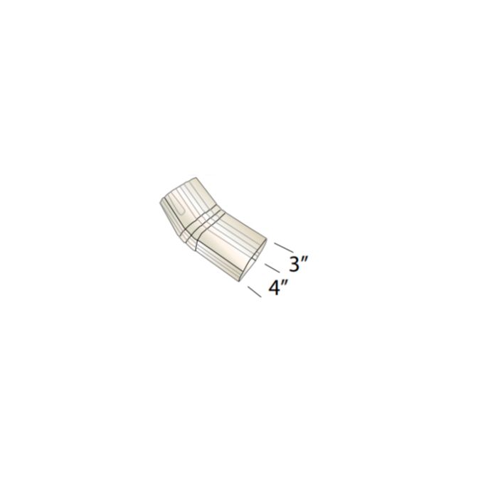 Quality Aluminum 6LNAE Longnose A Elbow 3"x4"