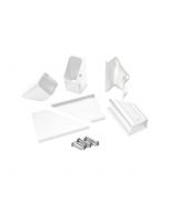 AFCO 200 Series Level Rail Mounting Kit White - 45 Degree