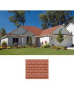 Ecostar Class C Majestic Niagara Concrete Flat Tile 12" with 9" reveal Terra Cotta 10/Bundle