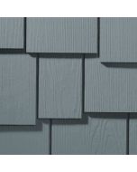 James Hardie Shingle Fiber Cement Staggered Siding 15.25"x48" Boothbay Blue 1pc