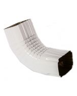 Berger Aluminum A-Bend Elbow 75 Degrees 3"x4" White