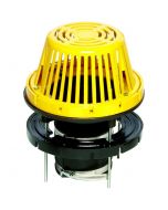 Portals Plus 62651 Cast Drain Pack Aluminum Dome 4" Yellow