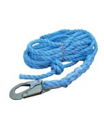 C&R Lifeline Blue Rope with Snap Hook 50'x 5/8" 