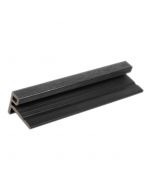 NewTechWood UH50-8-CH European Siding System Composite Siding F-Channel 2.9"x2.09"x8' Hawaiian Charcoal 1pc