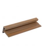 NewTechWood UH50-8-TK European Siding System Composite Siding F-Channel 2.9"x2.09"x8' Peruvian Teak 1pc