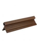 NewTechWood UH51-8-WN European Siding System Composite Siding Outisde Corner Post 2.9"x3.03"x8' Spanish Walnut 1pc